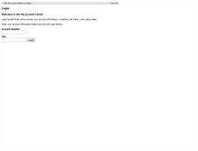 Tablet Screenshot of myaccountcenter.net